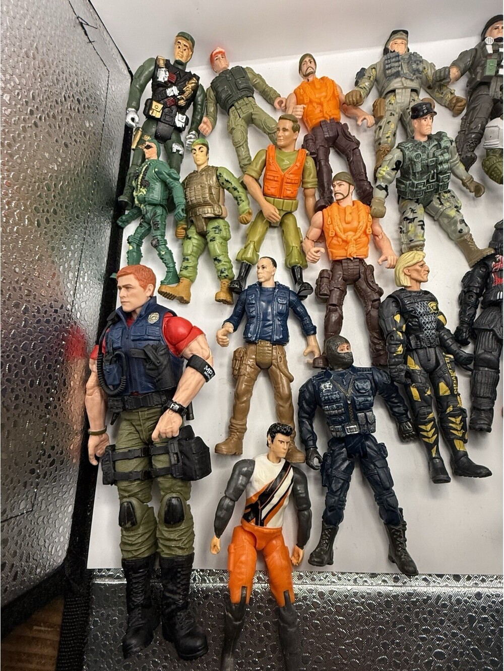 Vintage Lanard The Corps Action Figure Lot 3.75 Military Soldiers Gi Joe KO